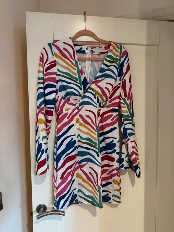 Never Fully Dressed Never Fully Dressed Zebra Mini Dress