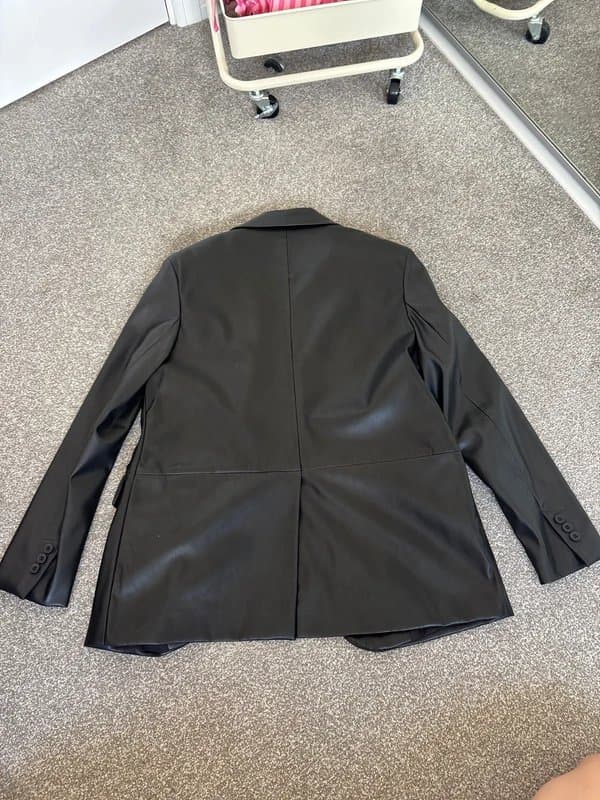 Bershka Black leather jacket