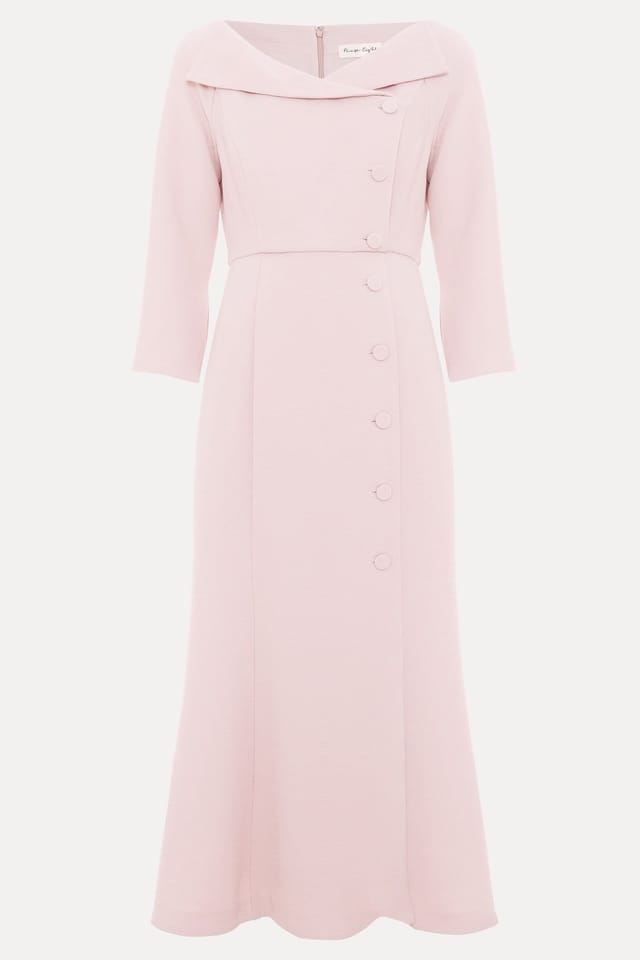 Phase Eight Phase Eight Women's Petite Sienna Dress in Pale Pink - 2