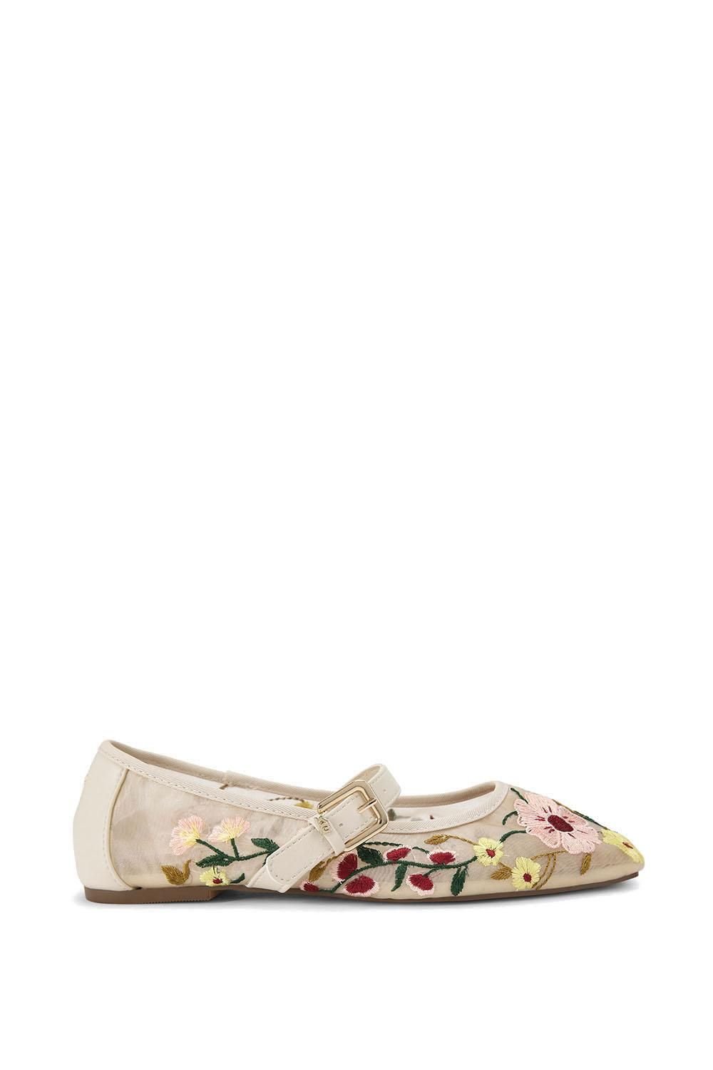 KG Kurt Geiger KG Kurt Geiger Women's 'Nina Mesh' Fabric Flats in White - 4