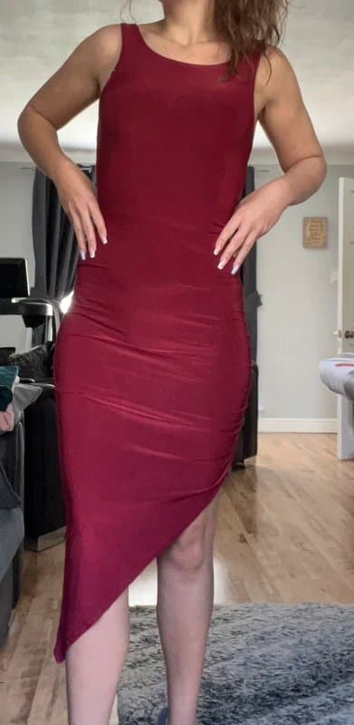 PrettyLittleThing Pretty little thing cut out slinky dress