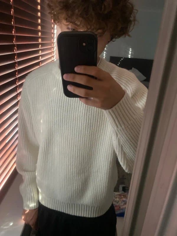Bershka Bershka Cream Knit Jumper