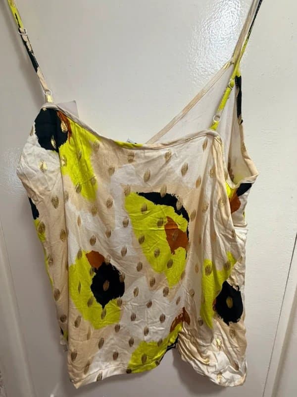 Never Fully Dressed 💫 Never Fully Dressed Abstract Print Cami Top | BNWT | Size UK 18 | 100% Viscose