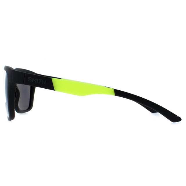 Smith Smith Men's Square Matte Black Yellow Chromapop Silver Mirror Founder Slim - 3