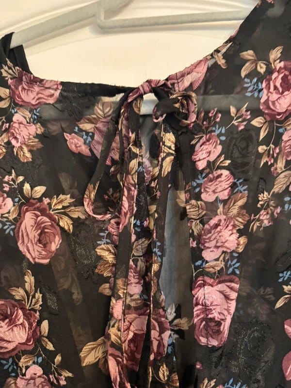 Dorothy Perkins Beautiful rose print chiffon dress Dorothy perkins size 22 - 1