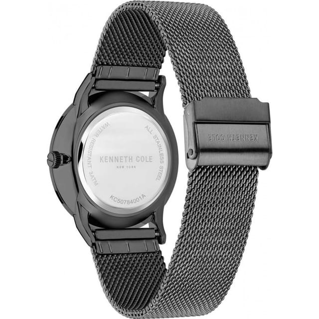 Kenneth Cole Kenneth Cole Men's KC50784001A Classic 42mm Quartz Watch in Dark Grey - 3