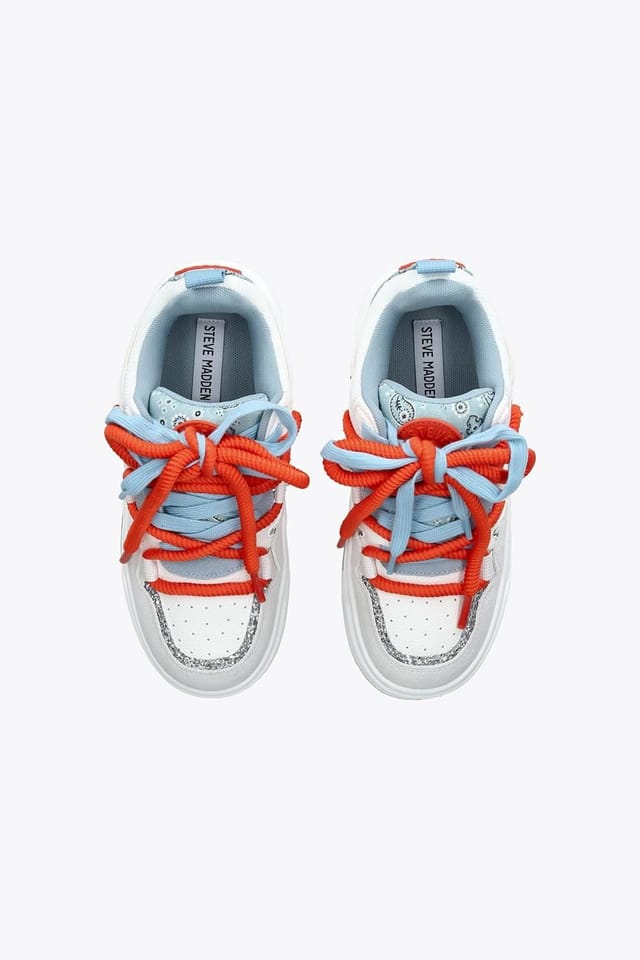 Steve Madden STEVE MADDEN Women's 'Brouhaha Blue' Fabric Trainers - 2