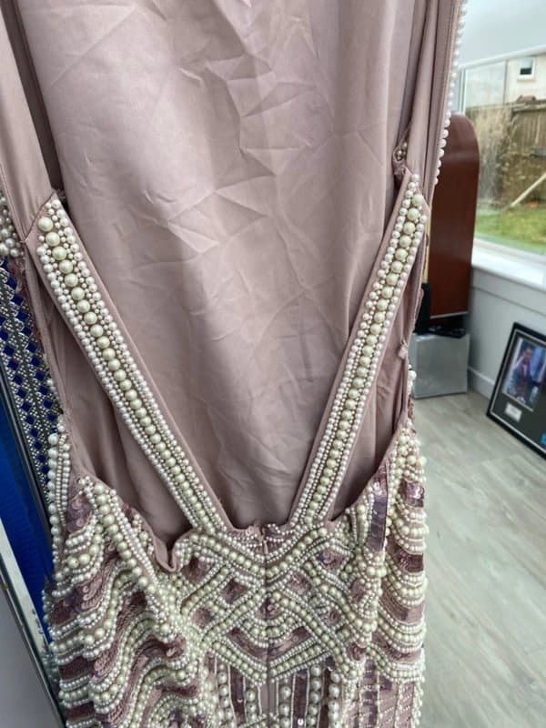 ASOS Asos luxe limited edition Pearl Embelished dress