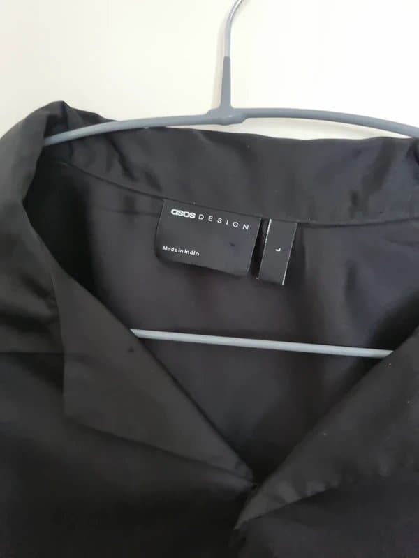 ASOS 🖤 ASOS Design Men’s Satin Shirt - Size L