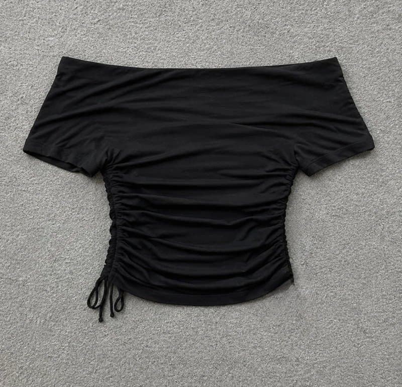 ASOS Off Shoulder Ruched Top