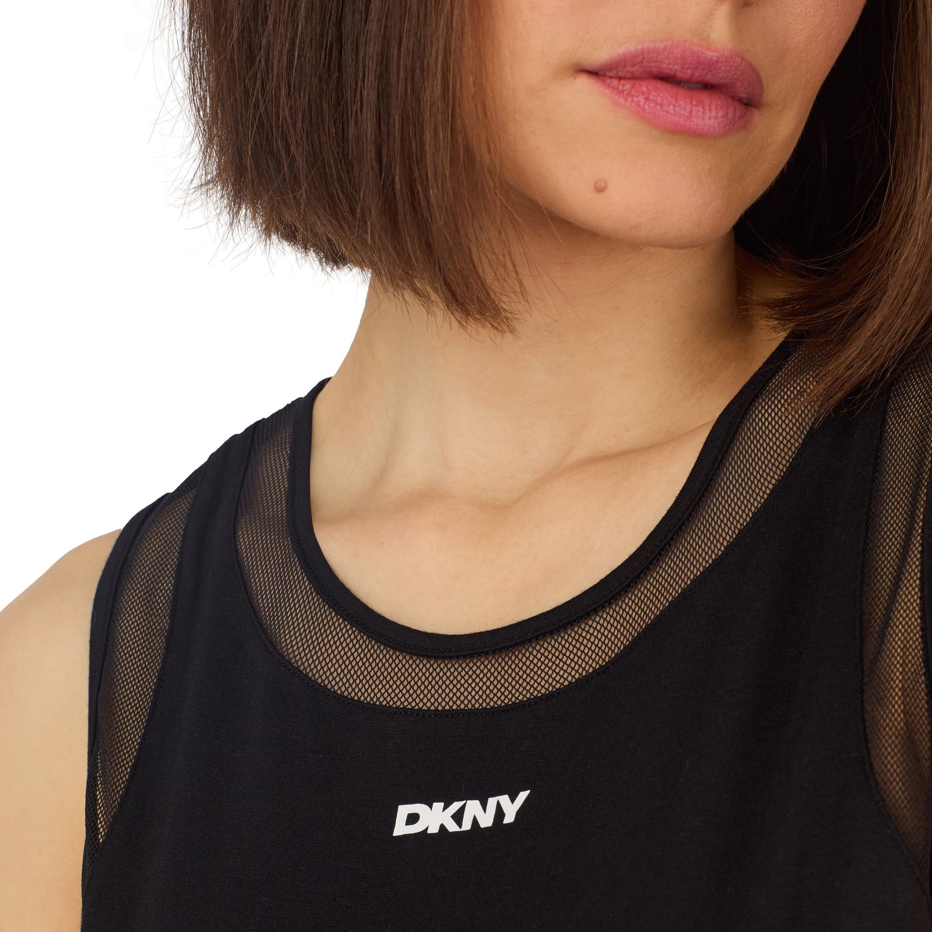 DKNY DKNY Women's Sleeveless crew tank & short boxer pyjama set in black - 4