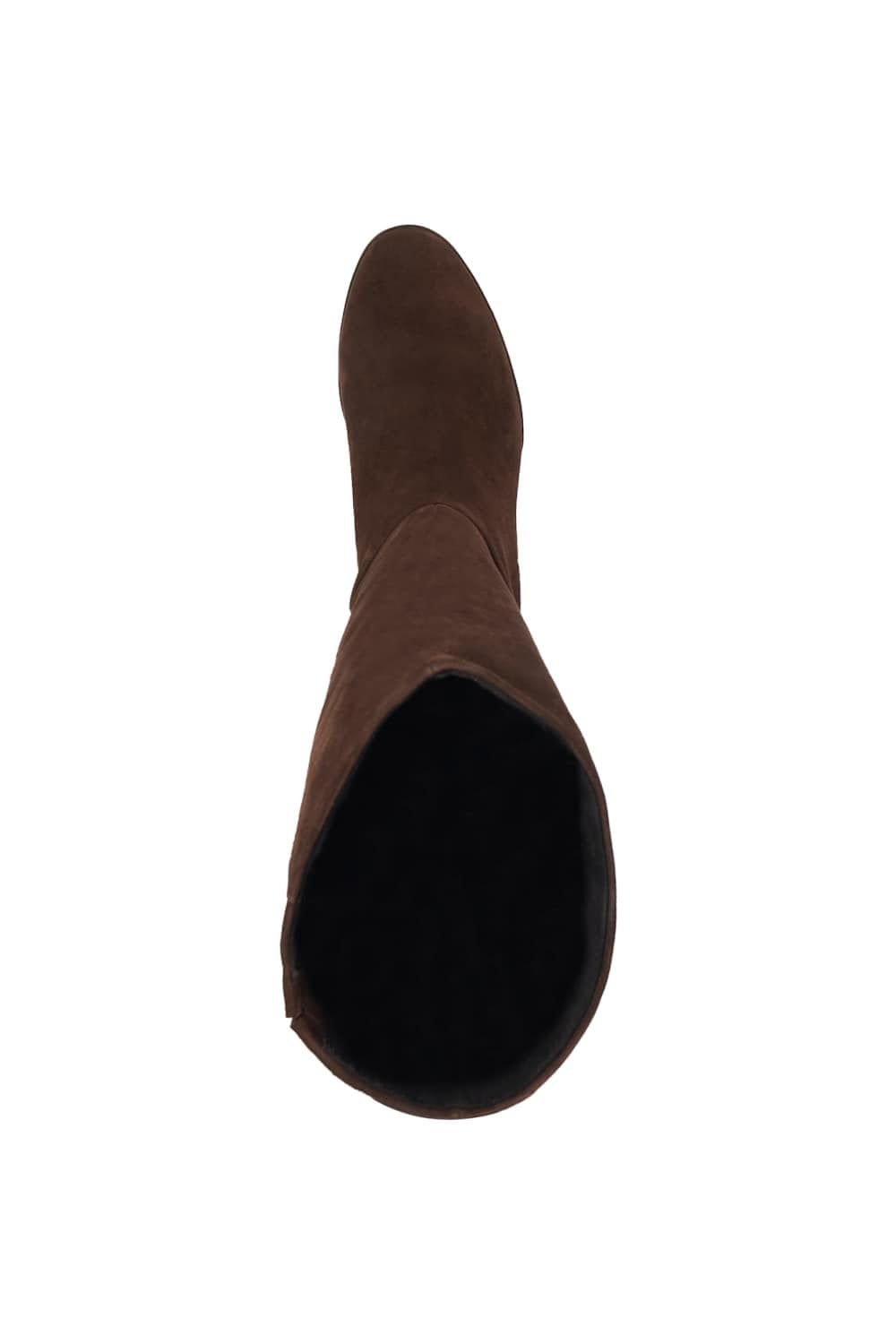 Dune London Dune London Women's 'Starlling' Suede Knee High Boots in Brown - 4