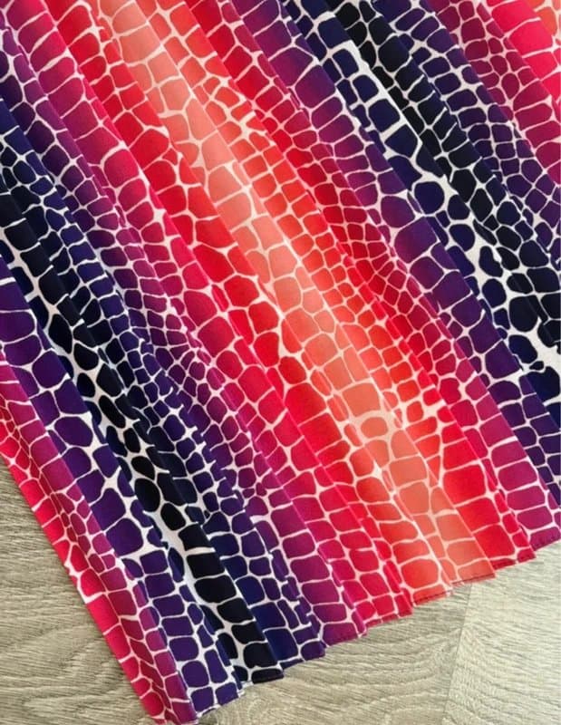 George George Pink Purple Animal Print Maxi Dress Size 10 Strappy Summer Holiday Beach Belted