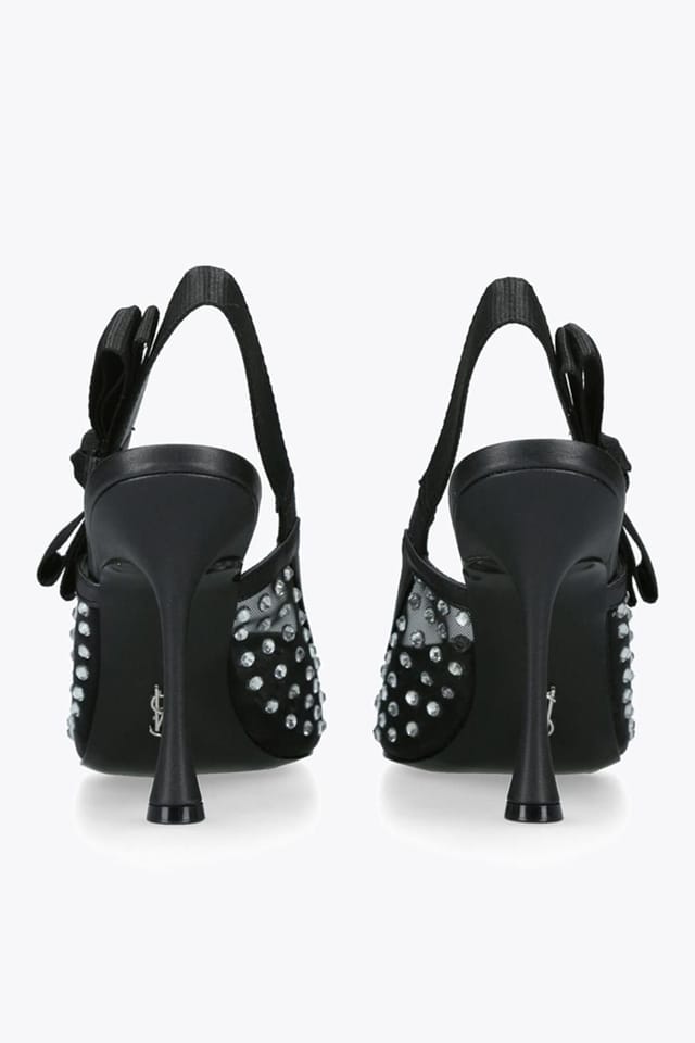 Steve Madden STEVE MADDEN Women's 'Brylie Black' Fabric Heels in Black - 3