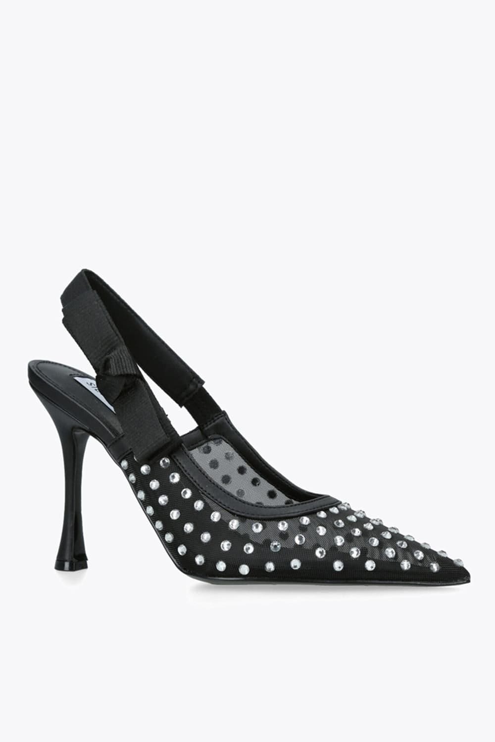Steve Madden STEVE MADDEN Women's 'Brylie Black' Fabric Heels in Black - 4