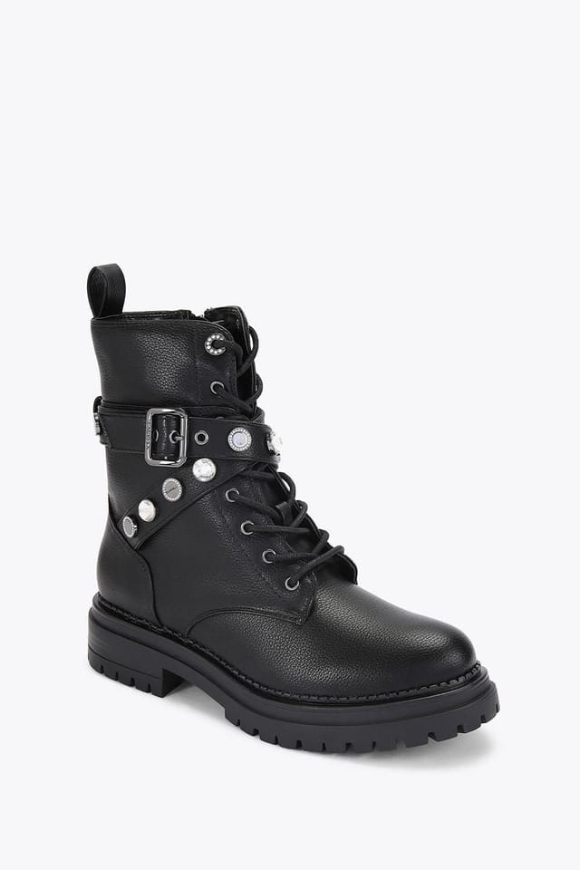 Carvela Carvela Women's 'Headline Combat Coin' Boots in Black - 2