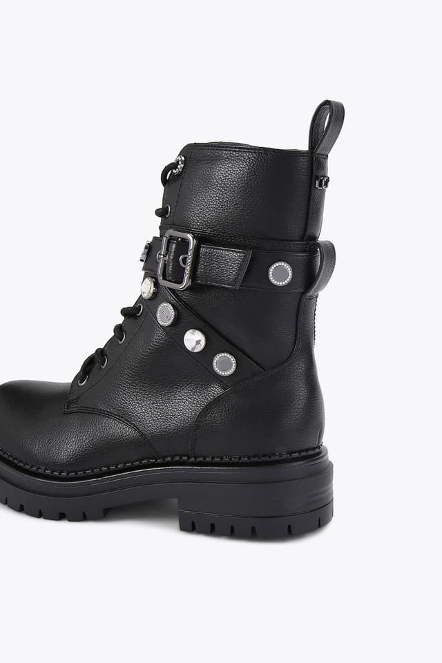Carvela Carvela Women's 'Headline Combat Coin' Boots in Black - 3