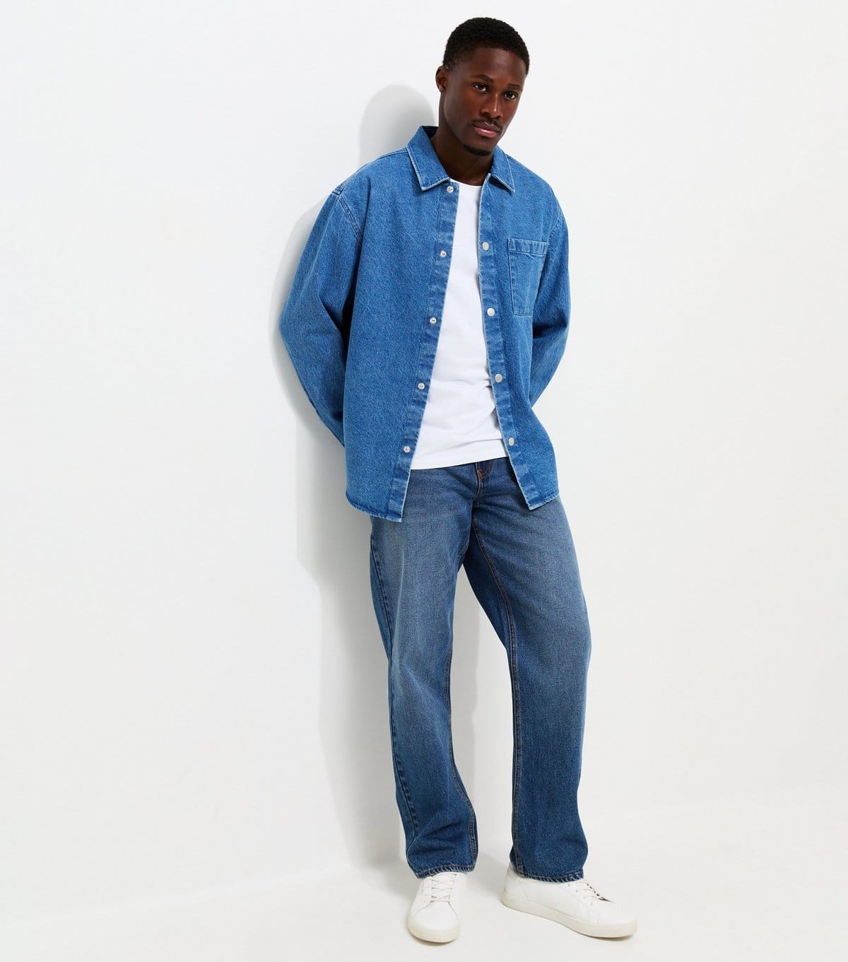 New Look Bright Blue Relaxed Fit Men's Jeans