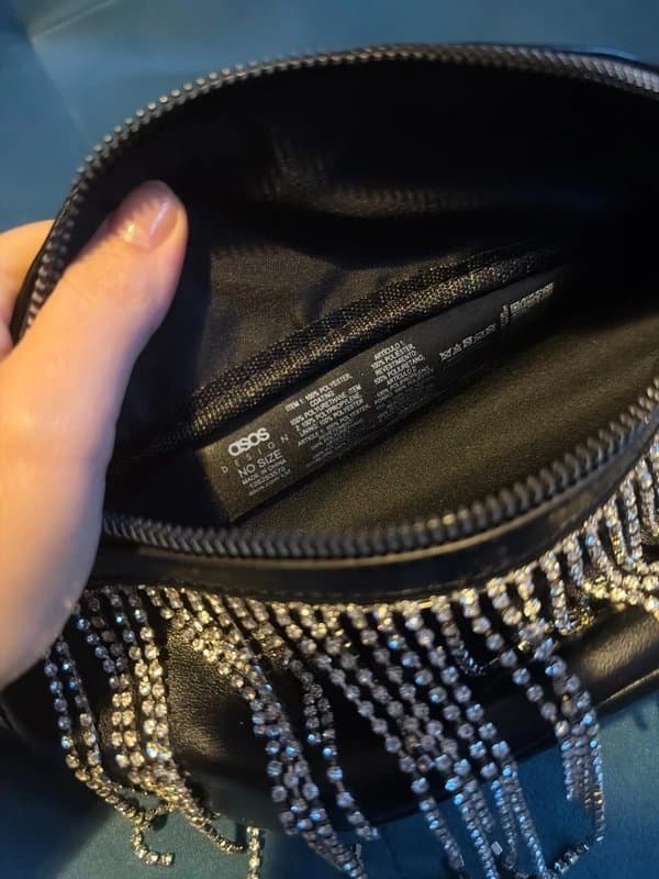 ASOS Sparkly Asos bum bag