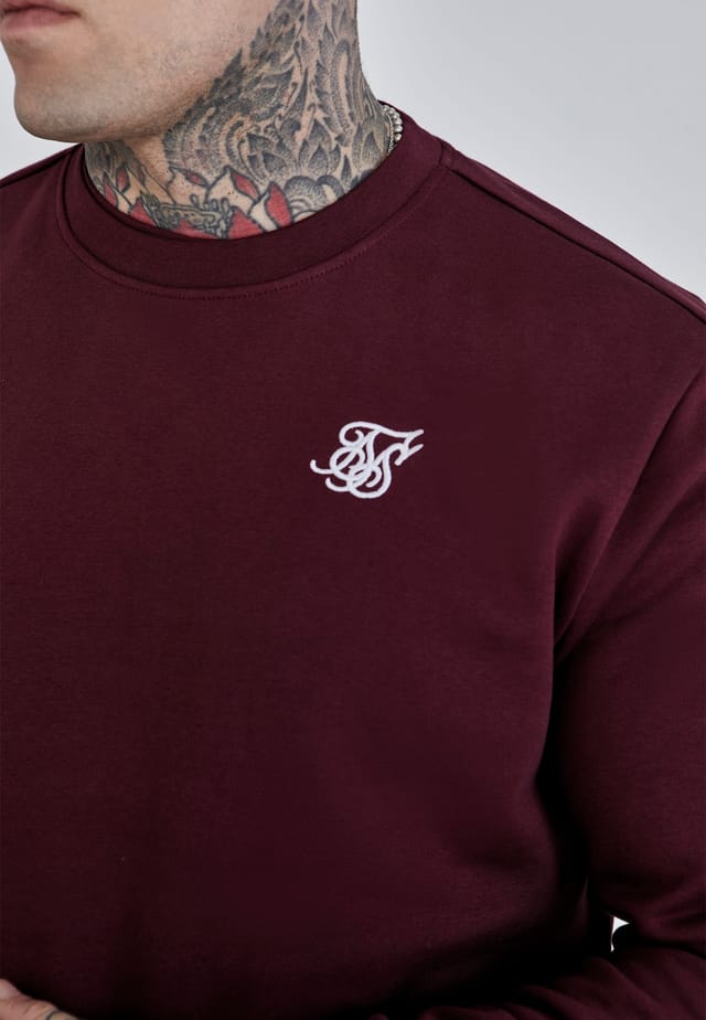 SikSilk SikSilk Men's Burgundy Essentials Sweater - 2