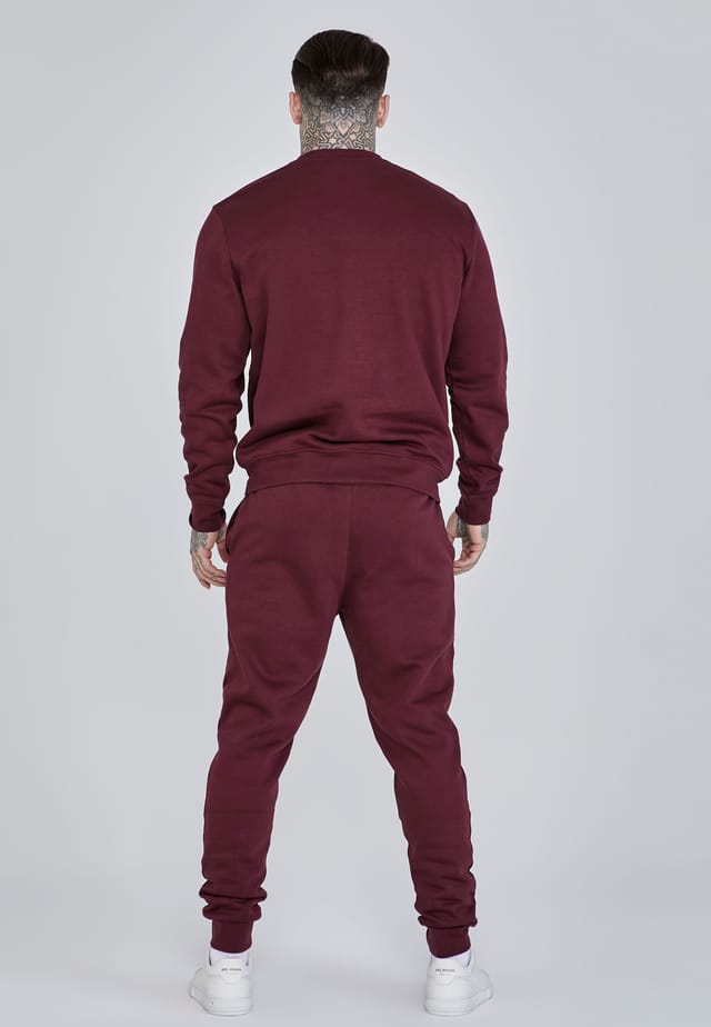 SikSilk SikSilk Men's Burgundy Essentials Sweater - 3