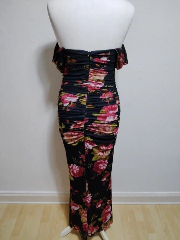 Parthea rose corset strapless evening /prom dress