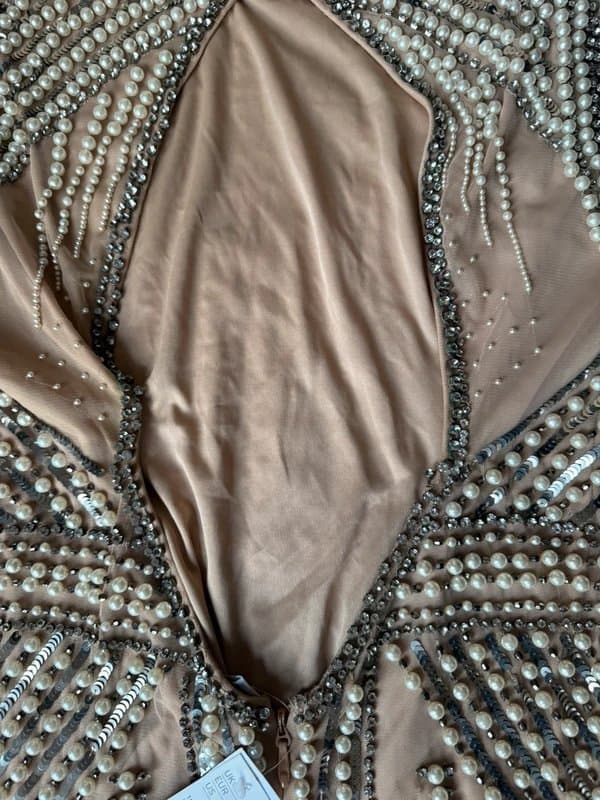 Topshop Topshop embellished bodycon dress - size 16