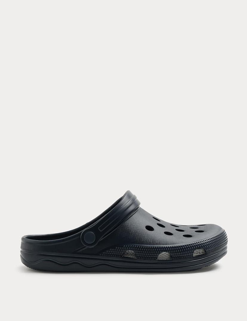 Marks & Spencer M&S Slip On Clogs Navy - 1