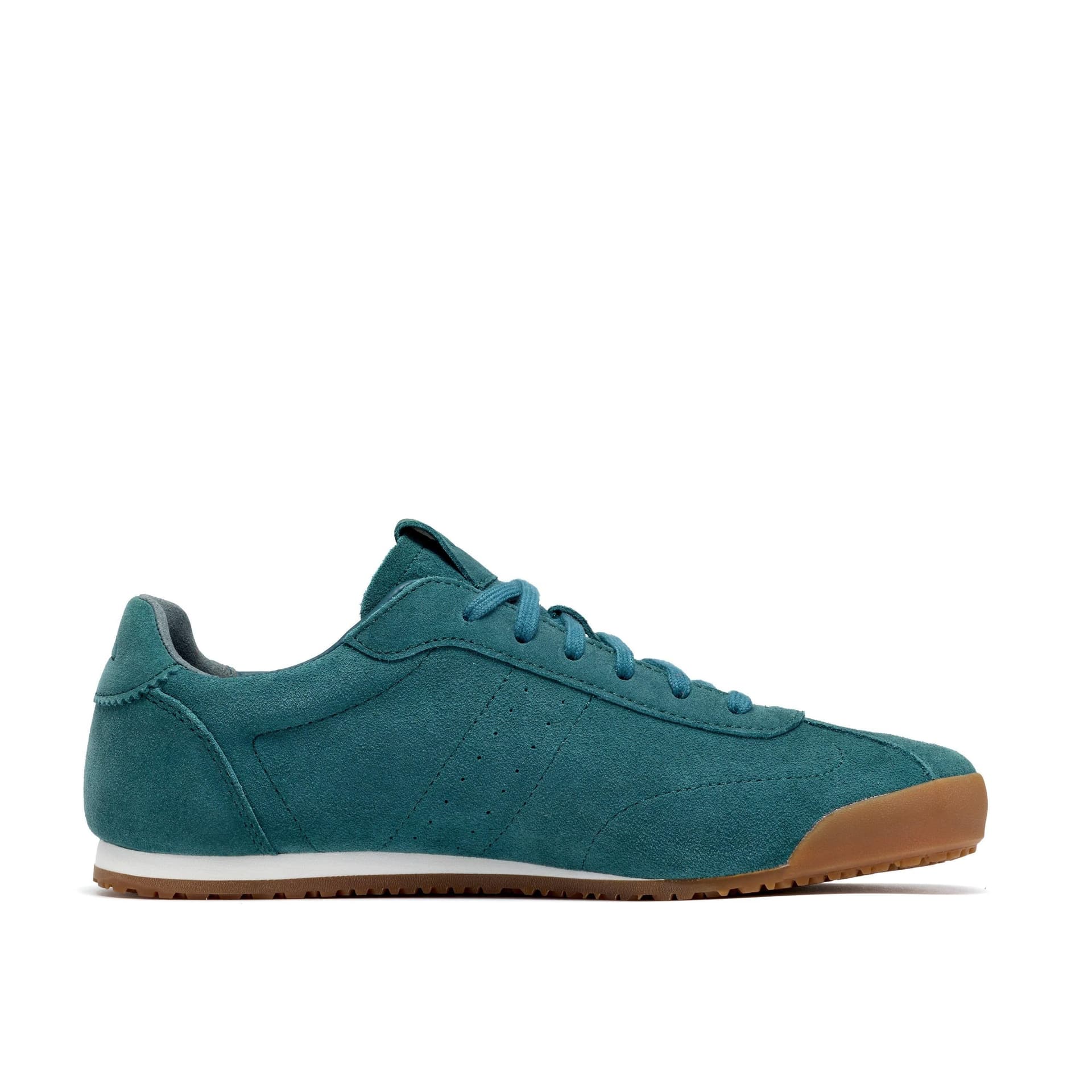 Clarks Clarks Women's Moritz Lo Teal Suede Trainers
