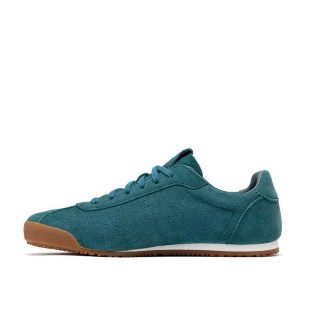 Clarks Clarks Women's Moritz Lo Teal Suede Trainers - 2