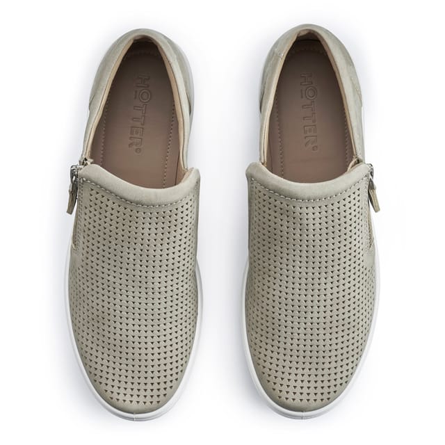 Hotter Hotter Women's Extra Wide 'Daisy' Deck Shoes in Olive - 3