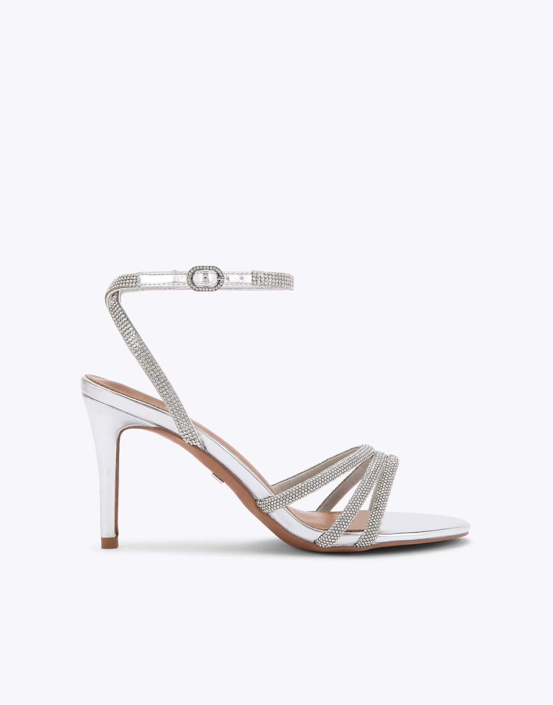 ASOS ASOS KG Kurt Geiger Silver Heeled Sandals