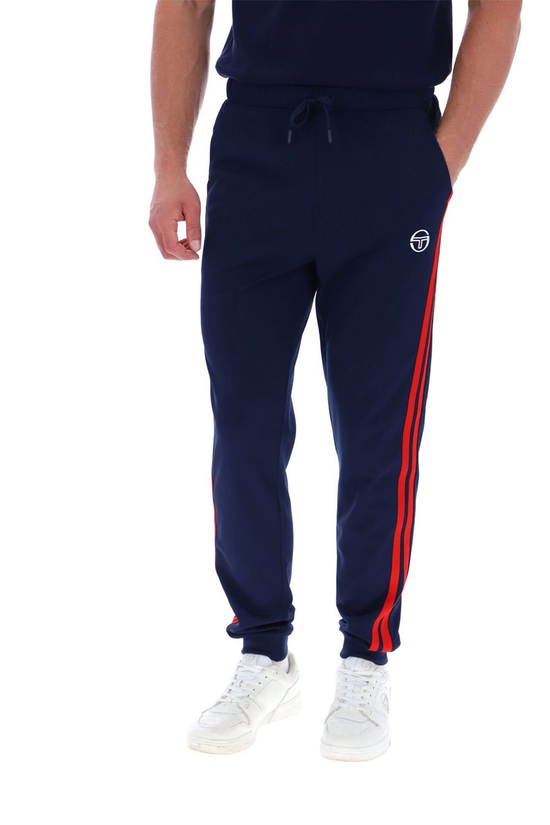 Sergio Tacchini Sergio Tacchini Men's Damarindo Track Pant Maritime Blue/Adrnaline Rush in Blue - 4