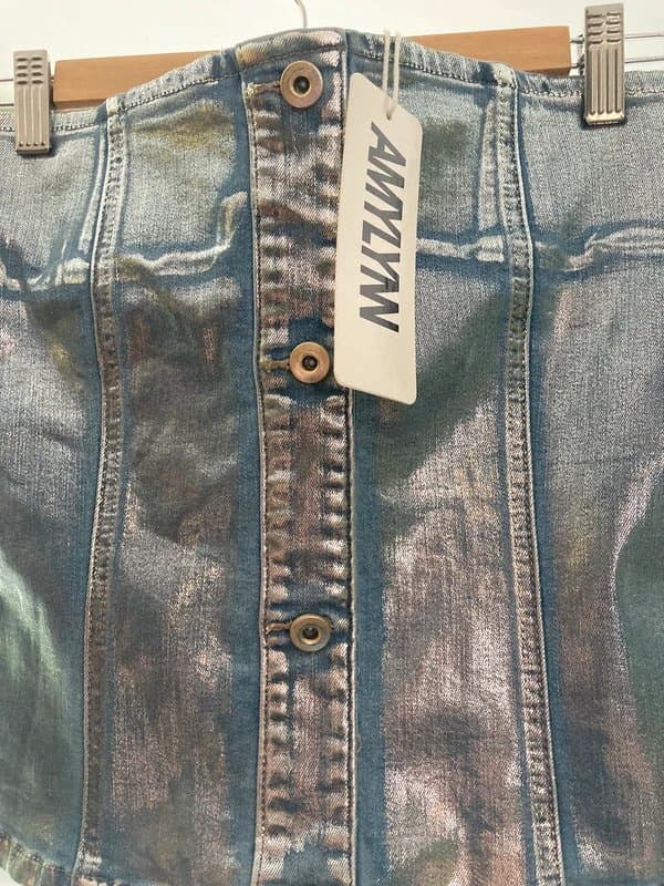 Amy Lynn Amy Lynn mimi tube top denim uk size 12 BNWT