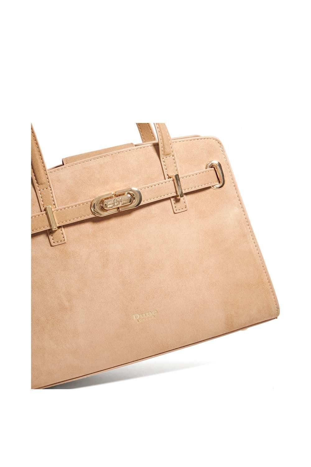 Dune London Dune London Women's 'Dinidefine' Suede Bag in Natural - 4
