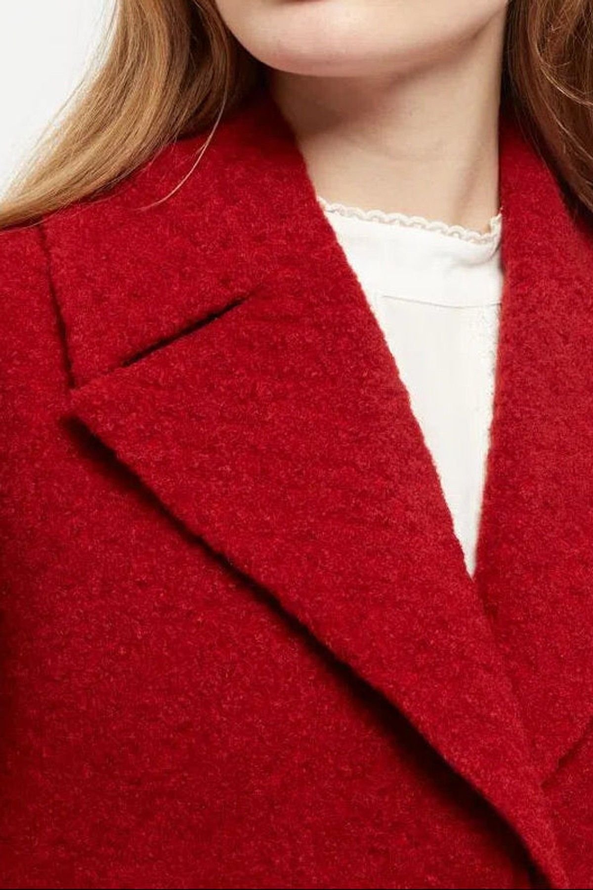 Louche Louche Women's Mischa Statement Sleeve Coat Red - 4