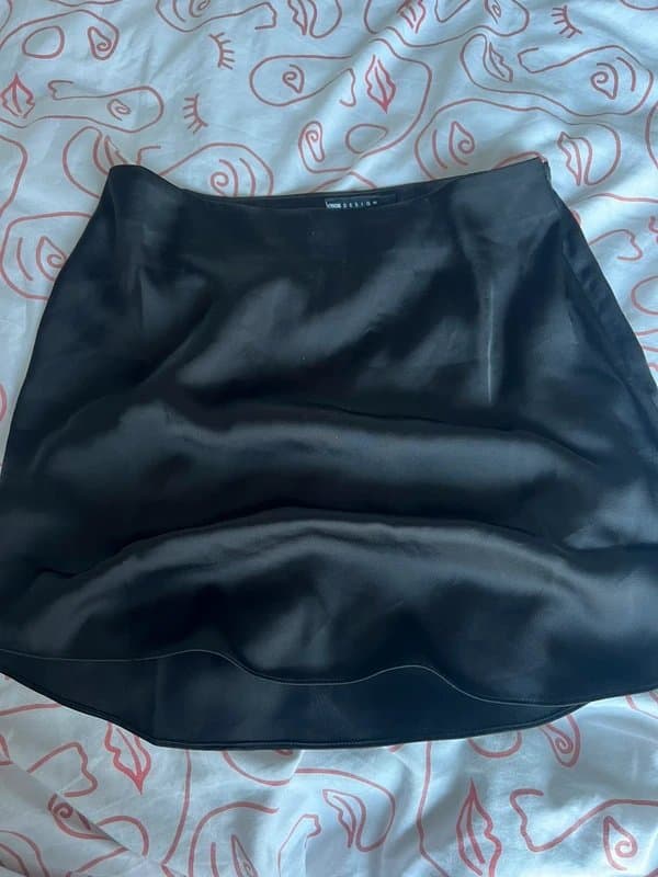 ASOS Design Satin mini skirt