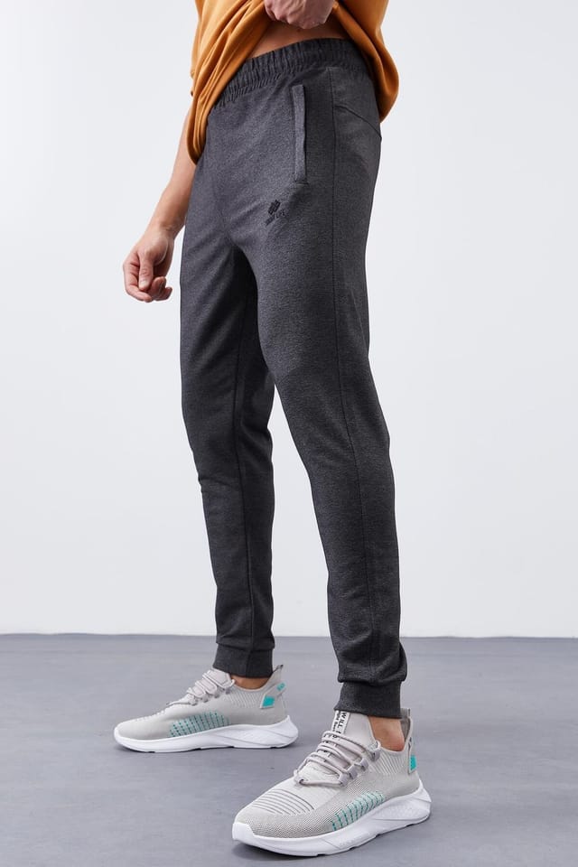 Tommy Life Tommy Life Men's Slim-Fit Fleece Sweatpants in Charcoal - 3