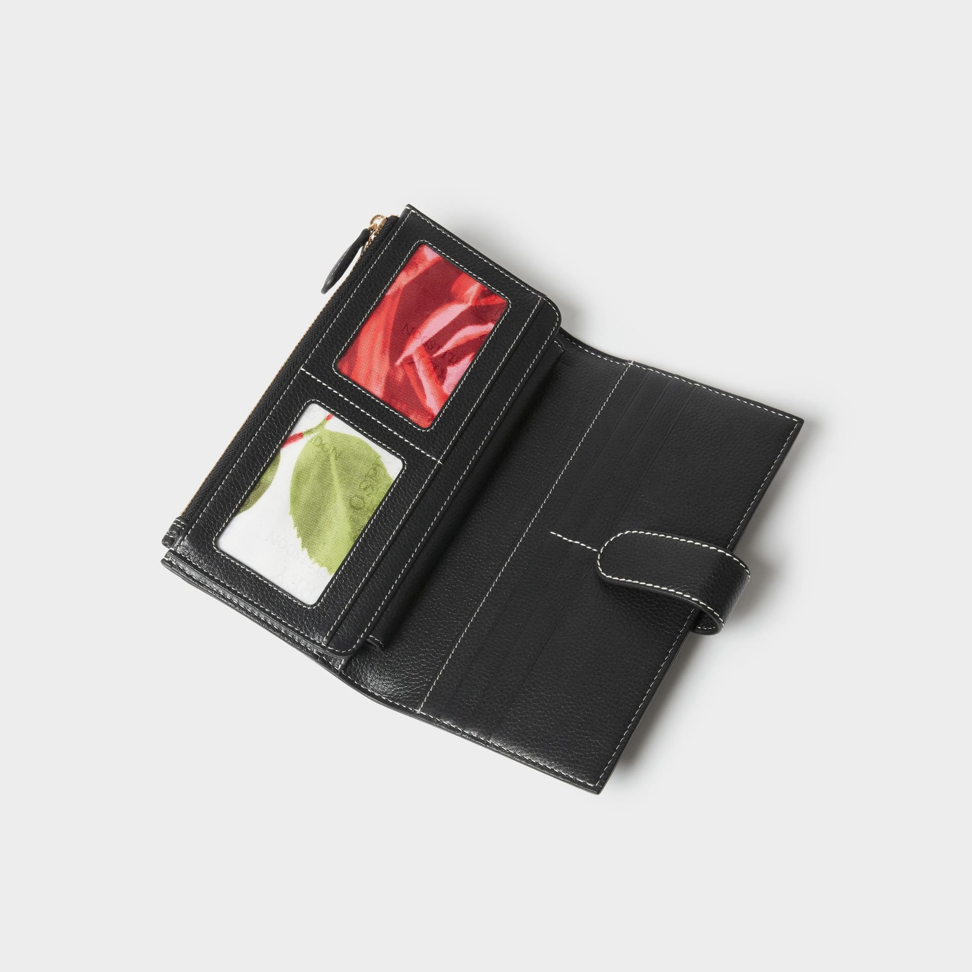 OSPREY LONDON OSPREY LONDON Women's The Classic Savanna Leather Matinee Purse in Black - 4