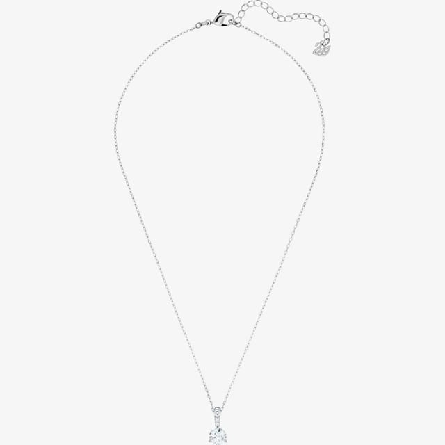 Swarovski Swarovski Women's Solitaire White Crystal Pendant 5472635 in Silver - 2