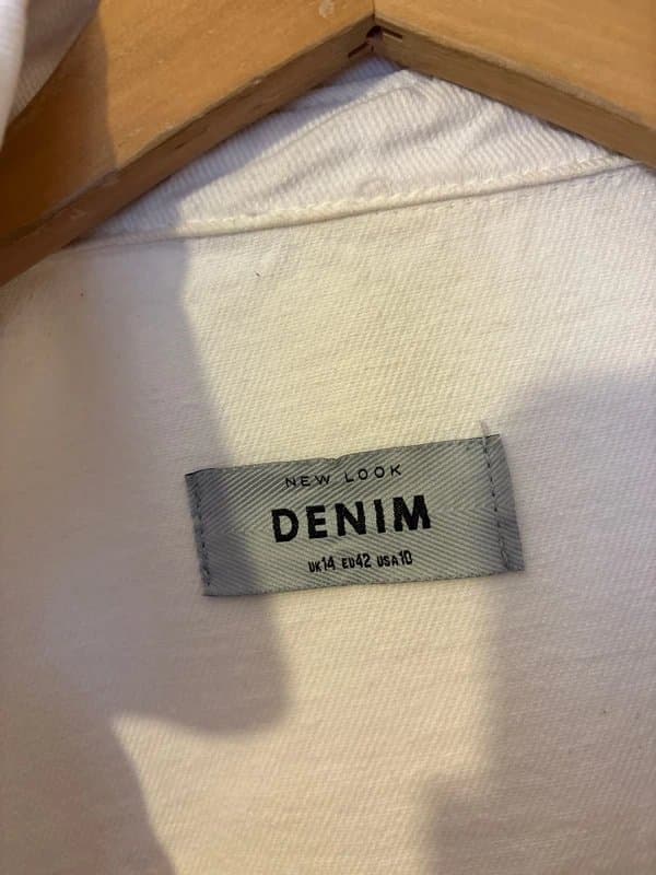 New Look Women’s denim long jacket size 14 - new look