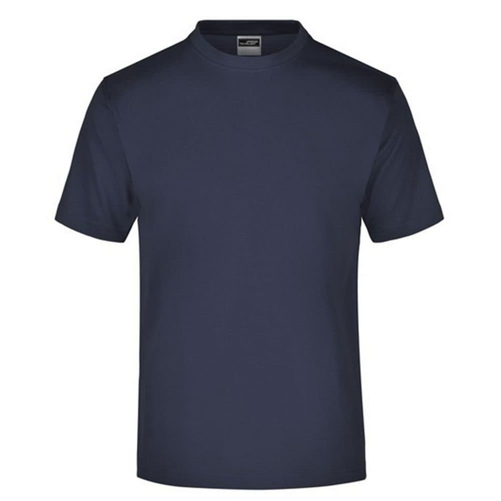 James and Nicholson James and Nicholson Men's Medium Round Neck T-Shirt in Navy