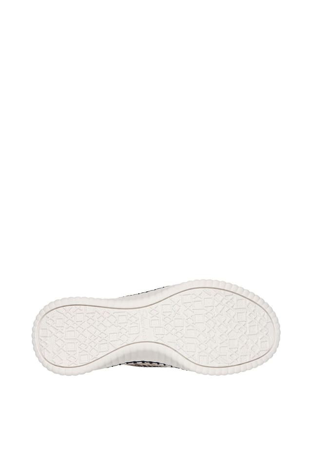 Skechers Skechers Women's Wilshire Boulevard Bellevue Two Tone Knit Lace Slip On Trainer Navy - 3