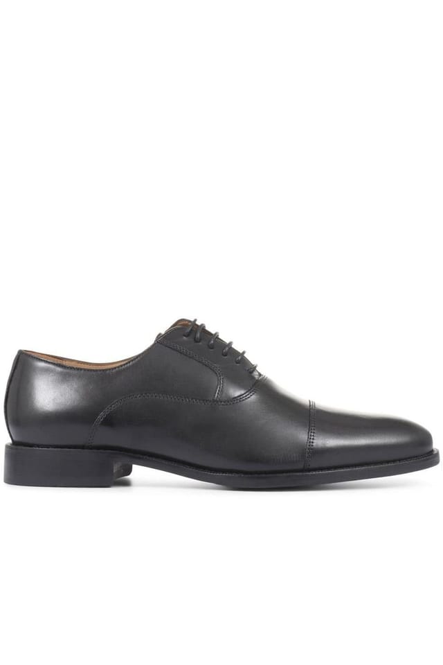Jones Bootmaker Jones Bootmaker Men's Matthew Leather Oxford Shoes in Black - 3