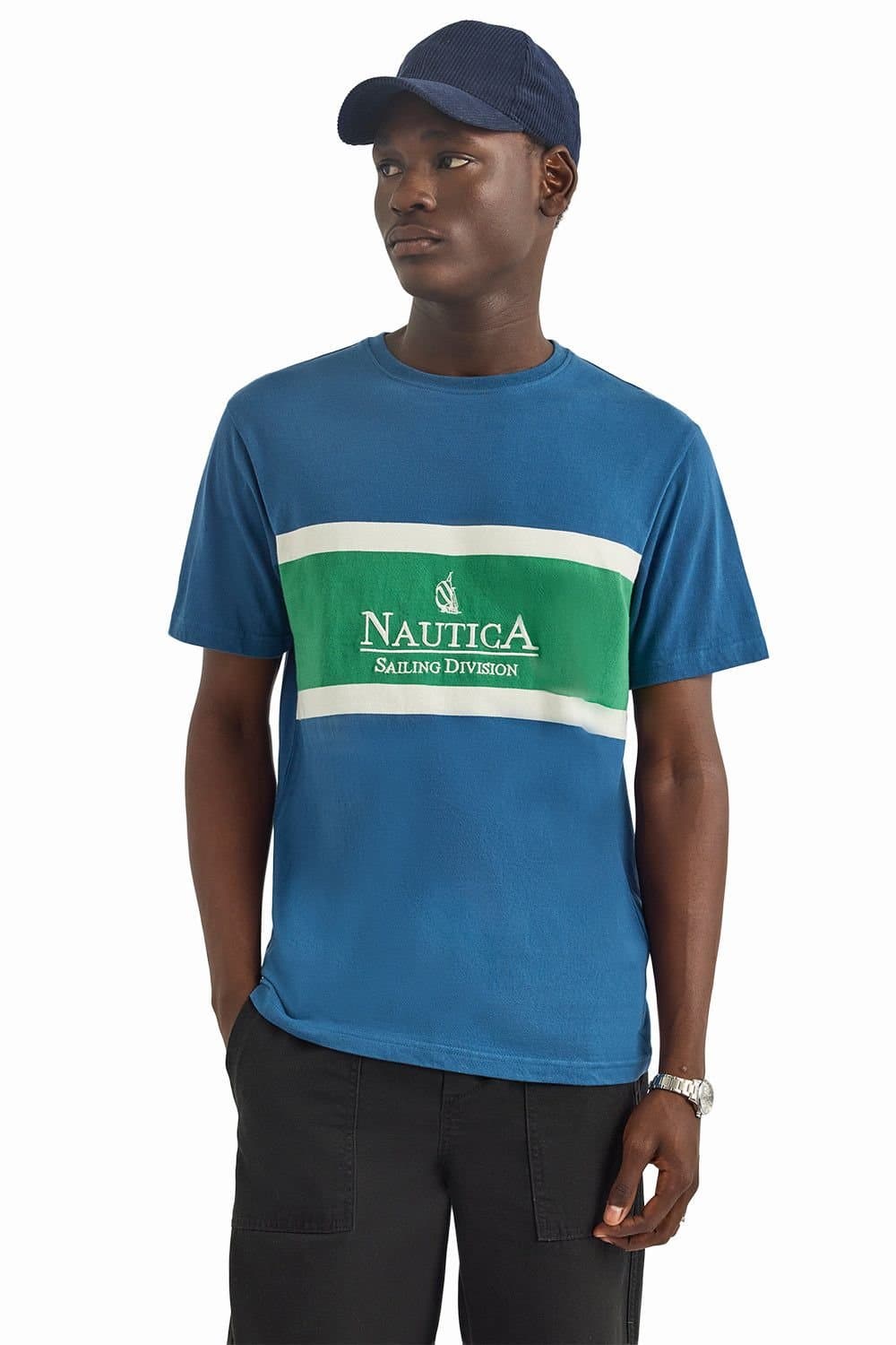 Nautica Nautica Men's Cagney T-Shirt in Blue