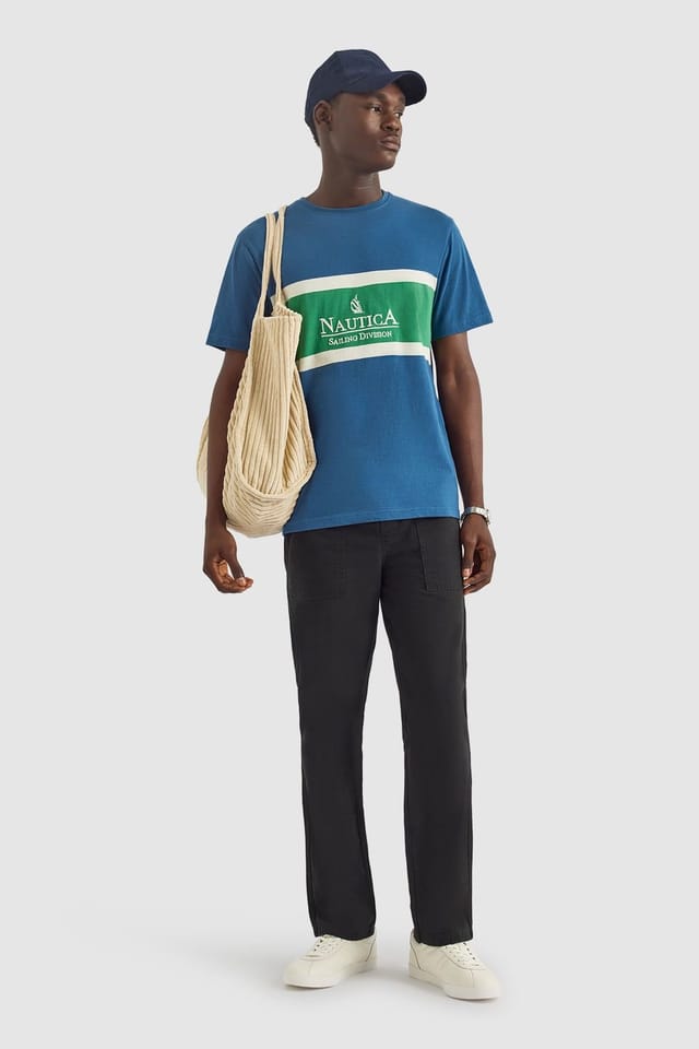 Nautica Nautica Men's Cagney T-Shirt in Blue - 3