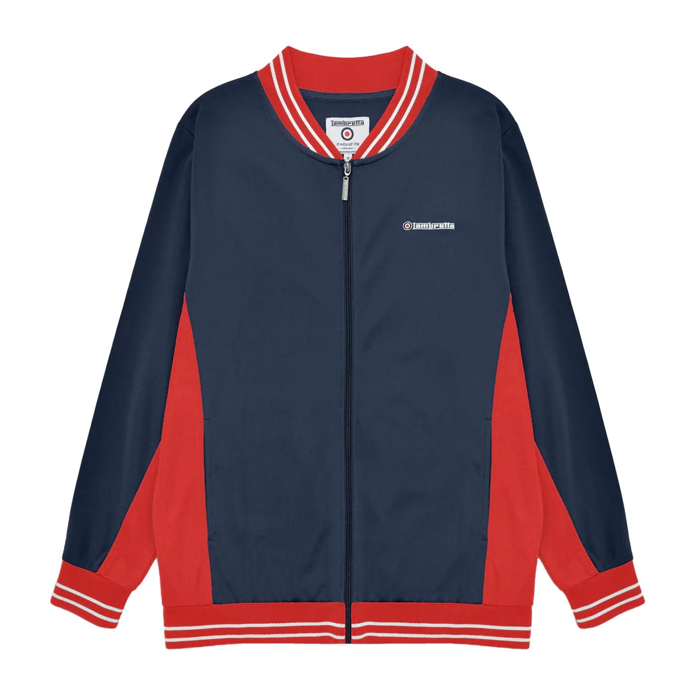 Lambretta Lambretta Men's Vintage Track Jacket in Navy - 3