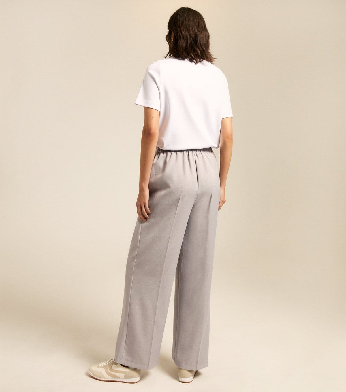 New Look Women's Grey Tailored Wide Leg Trousers New Look - 4