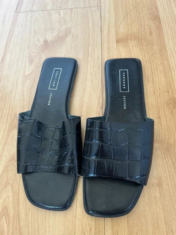 Topshop Black sandals