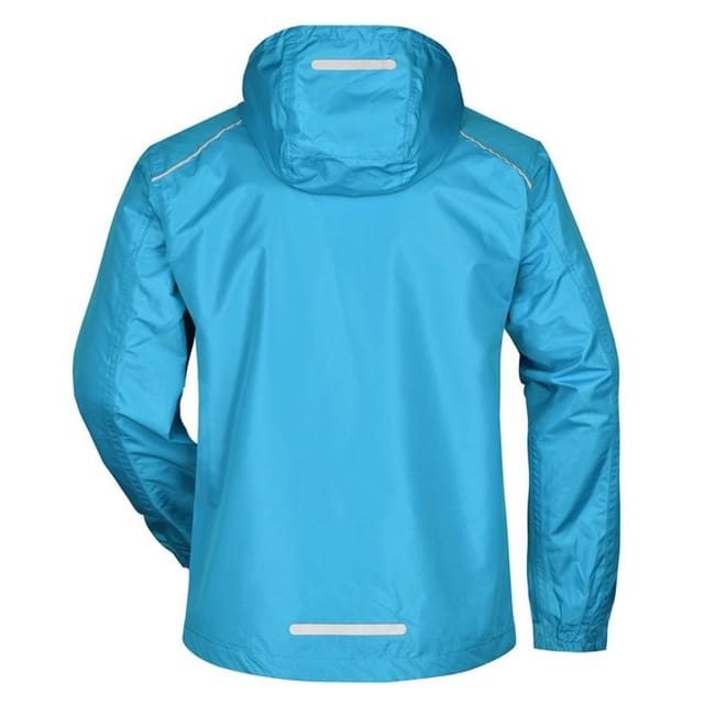 James and Nicholson James and Nicholson Men's Waterproof Jacket in Turquoise - 2